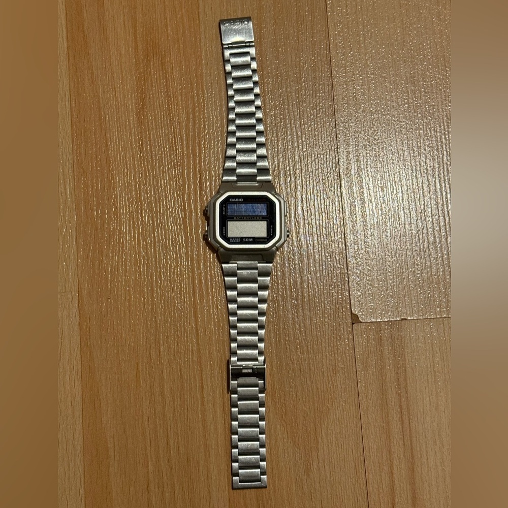 Casio Solar Silver Digital Watch AL-190W 3274